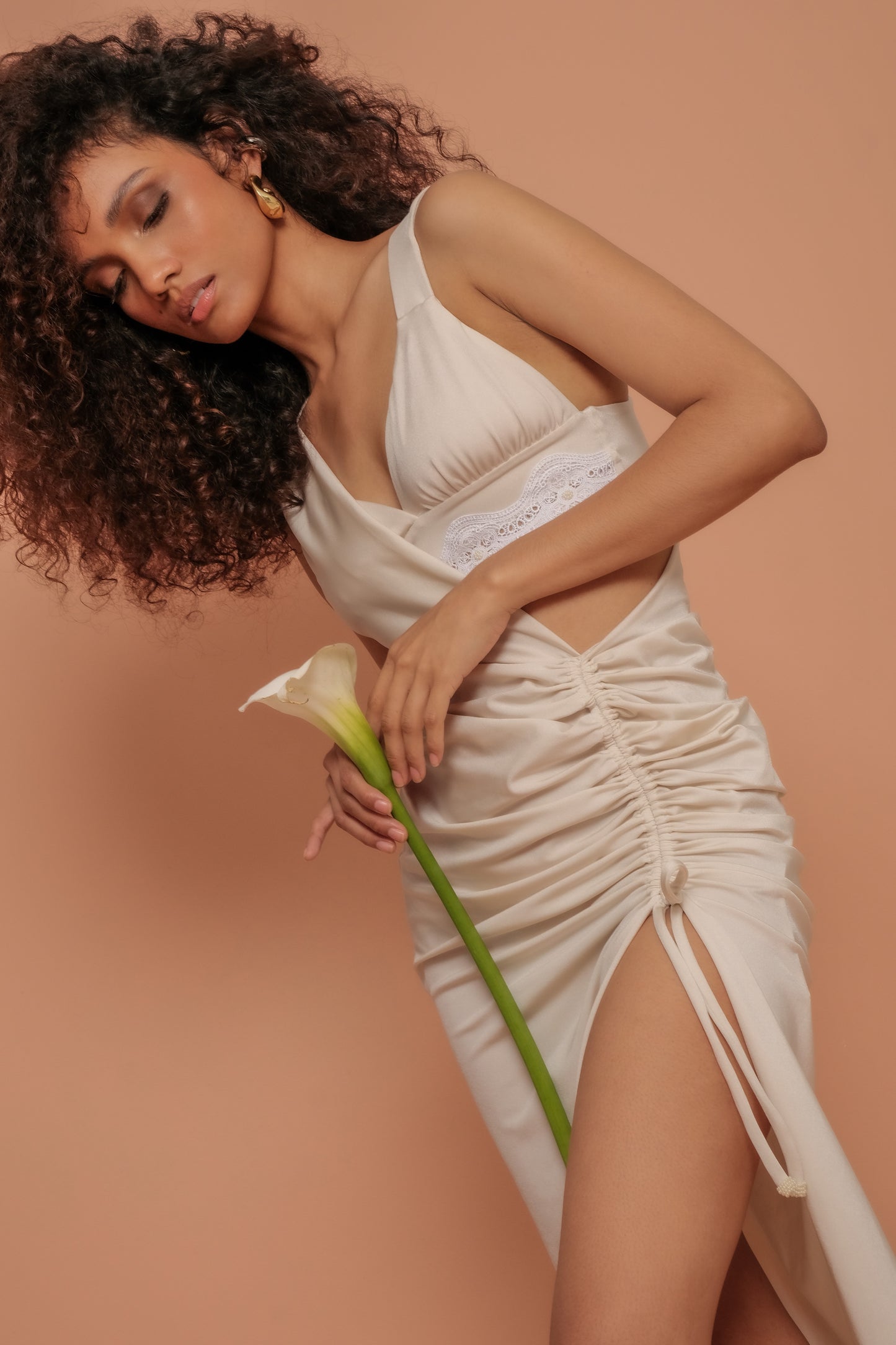 VESTIDO BRILLER IVORY