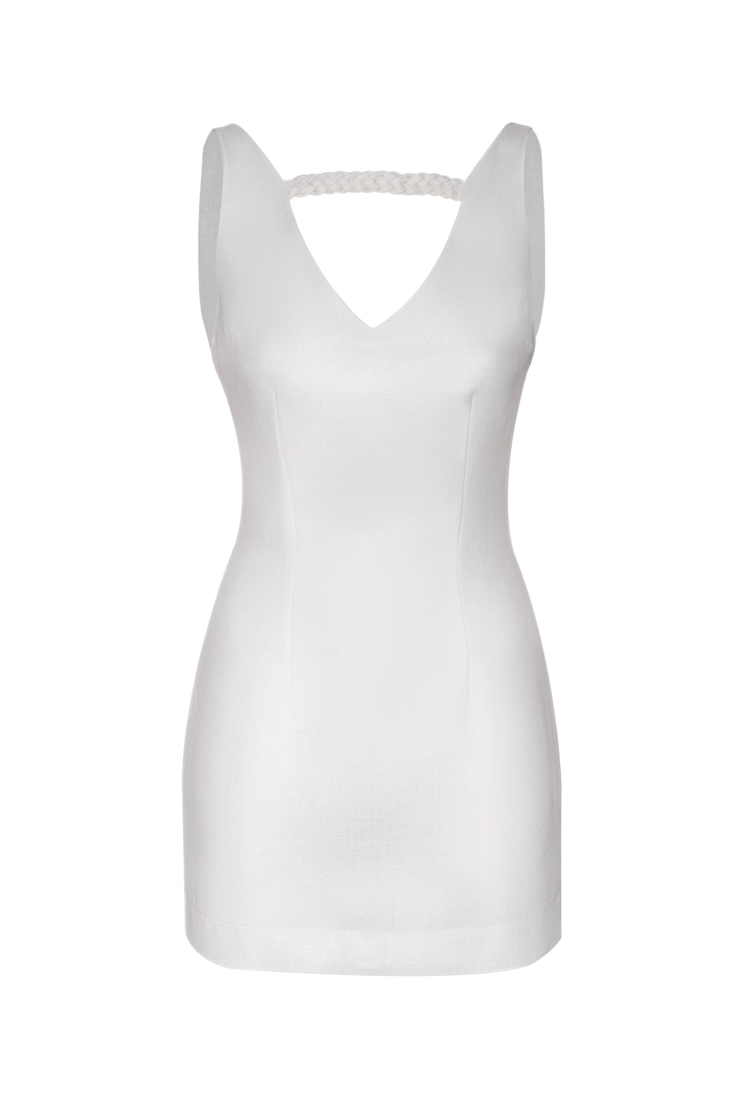 MANGLAR MINI DRESS IVORY