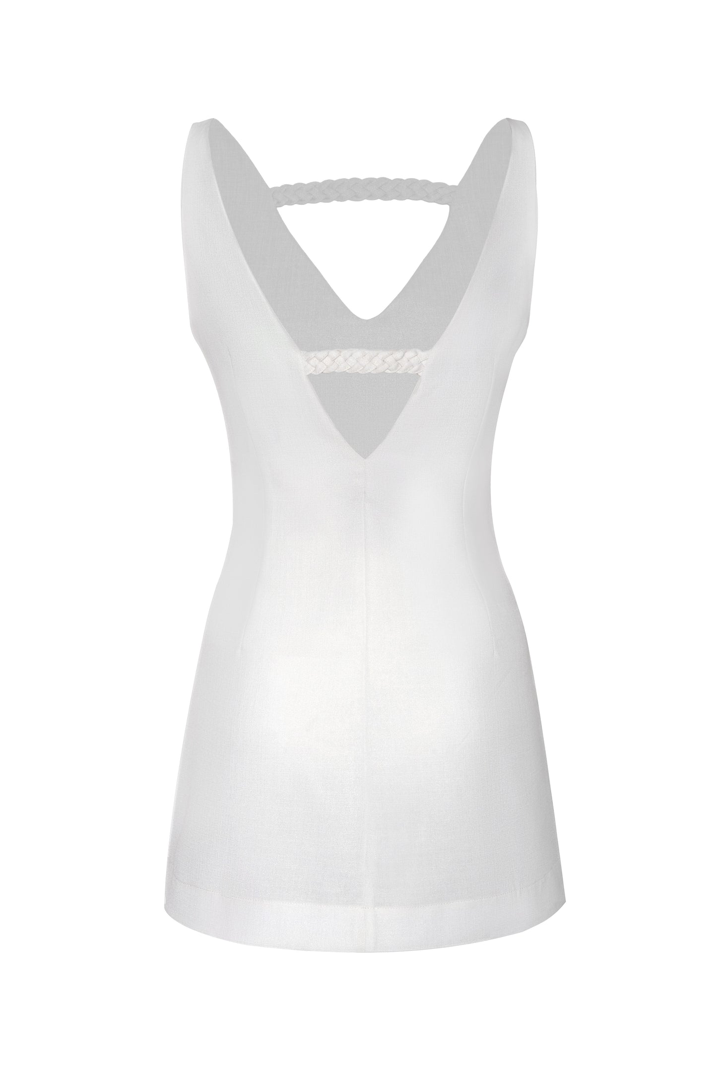 MANGLAR MINI DRESS IVORY
