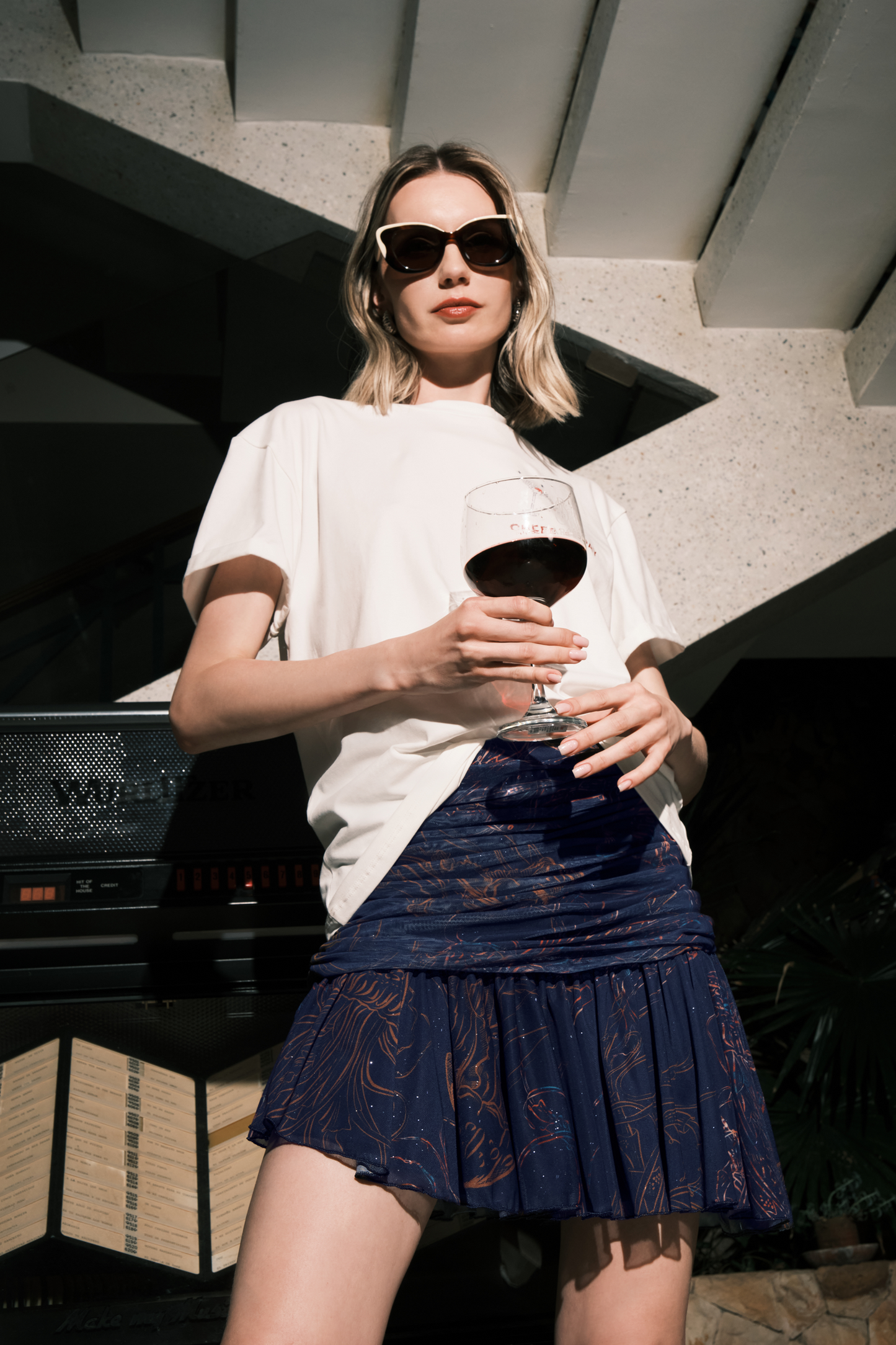 MINI SKIRT NINFA JELLY DEEP PRINT