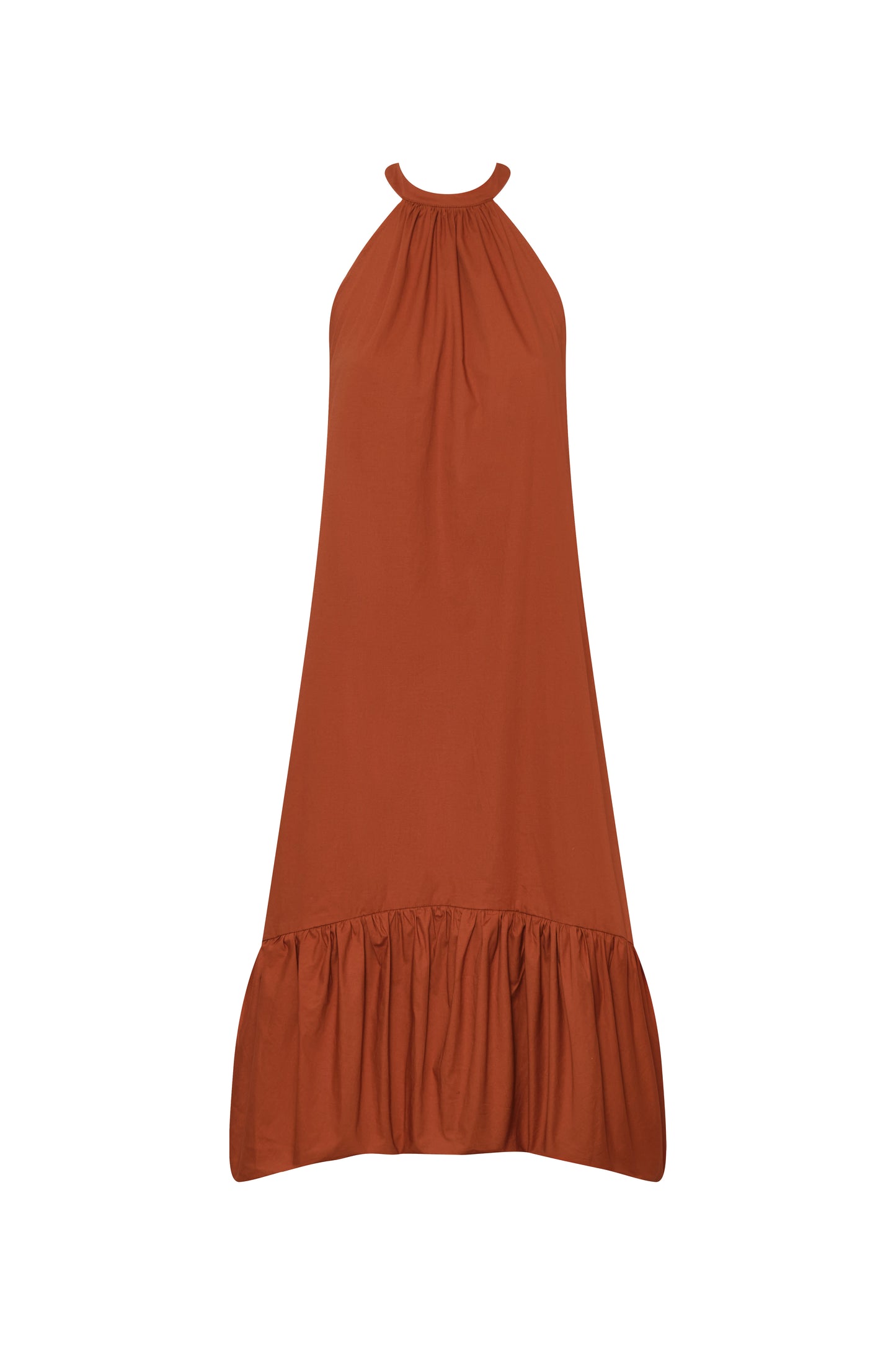 PELAGIA ANKLE DRESS COCOA