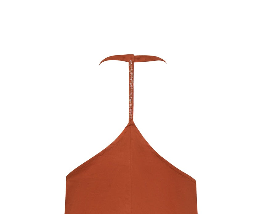 PELAGIA ANKLE DRESS COCOA