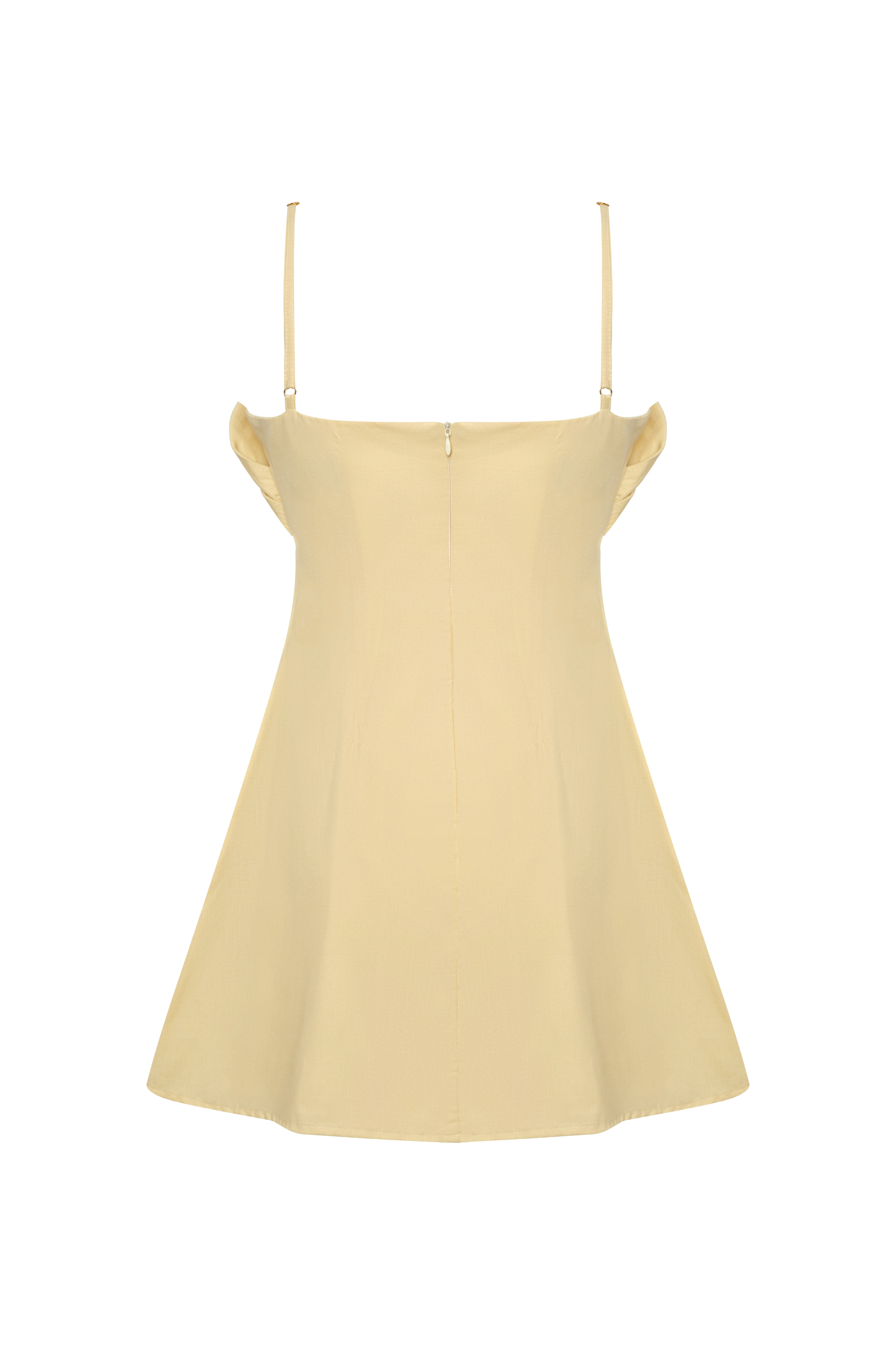 UMBRELLA MINI DRESS BUTTER
