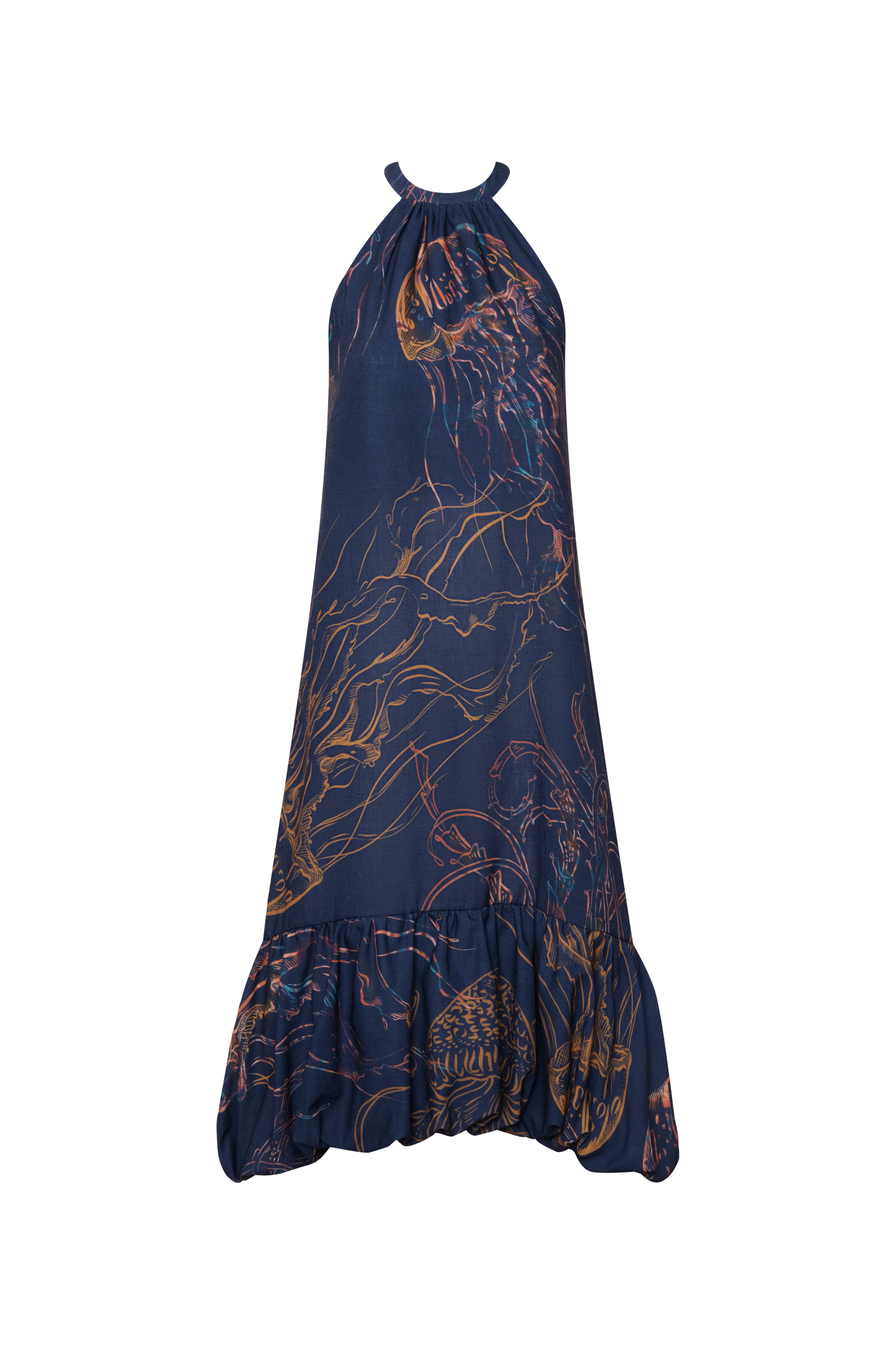 PELAGIA ANKLE DRESS JELLY DEEP PRINT