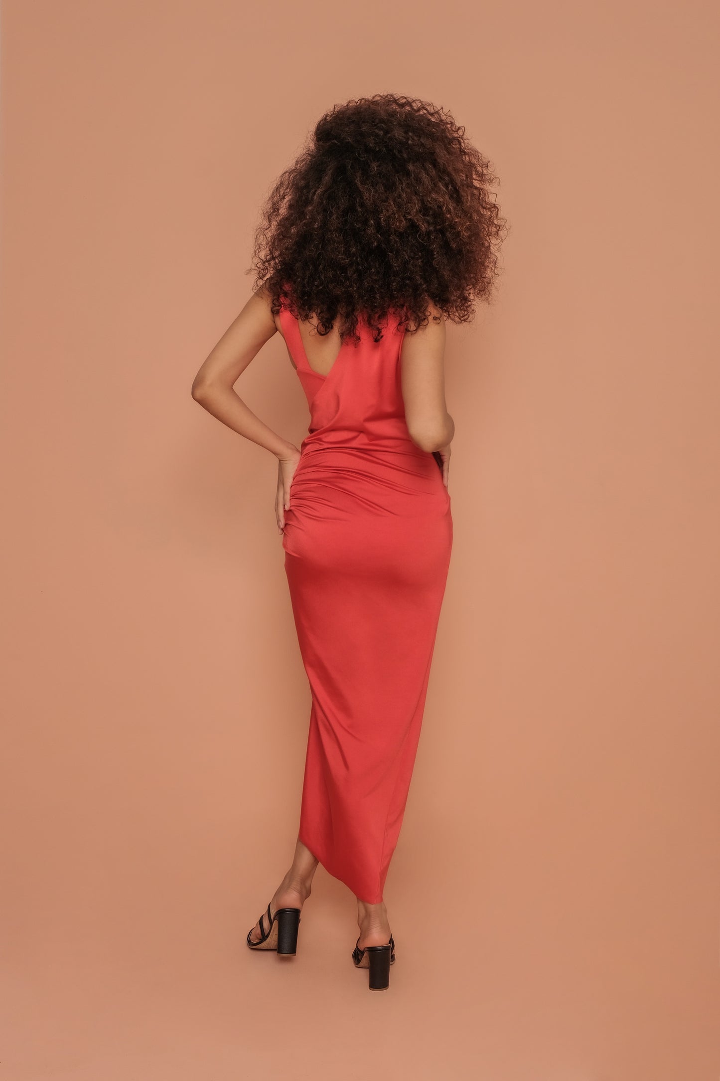 VESTIDO BRILLER ROJO